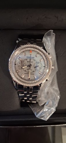 BREITLING BENTLEY MARK VI MODEL P26362 - Platinum Diamond Bezel
