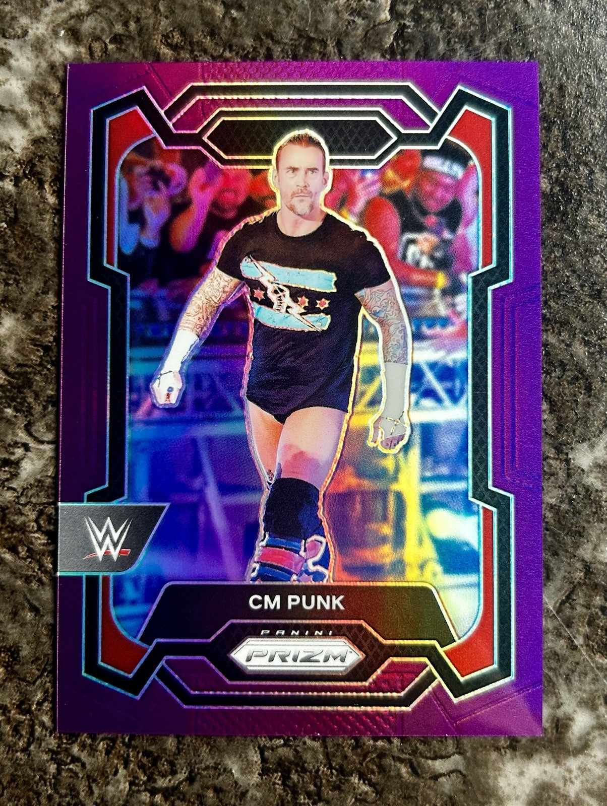 2024 Panini Prizm WWE - CM Punk /149 Purple Prizm #122