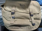 WW2 US Army Military M1936 Musette Shoulder Bag 1943 Field Gear
