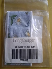 Longaberger 1999 May Series Daisy Basket Small Handle Tie #2368068 - NEW