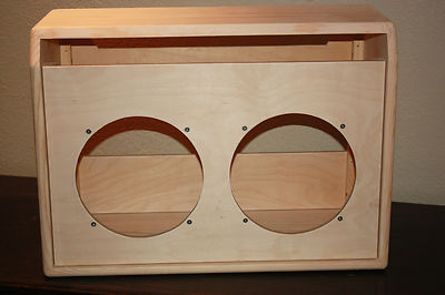 Rawcabs  empty pine 2X10 combo cabinet for 1963 fender pro amp chassis
