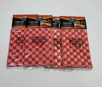 Mr. Bar-B-Q Classic Serving Basket Liners 4 Packs Of 24 Liners (96) Checkered