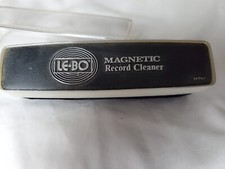 Vintage Magnetic Record Cleaner Brush Le-Bo LP Vinyl Cleaning Loc241