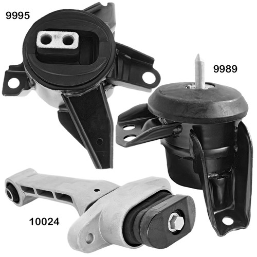 Engine Motor & Transmission Mounts Set Of 3 Pcs For Kia Sorento 3.3L AT