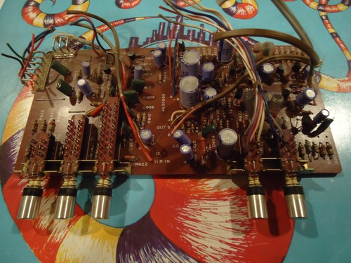 Nikko NR-1415 Stereo Receiver Parting out Switches, Covers + Board