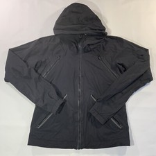 Lululemon Women's Run: Rise And Shine Jacket Black Size 4 Breathable Full Zip