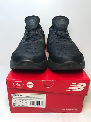  NEW BALANCE Fresh Foam More V2 Triple Black MMORTB2 Men's 10 WIDE NEW! RARE! 