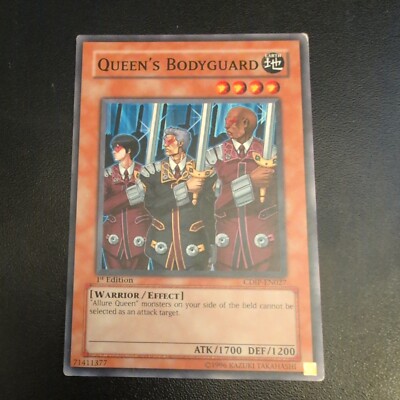 Yugioh Karte - Königinnen Leibwächter - CDIP-DE027 Unbegrenzte Auflage. 