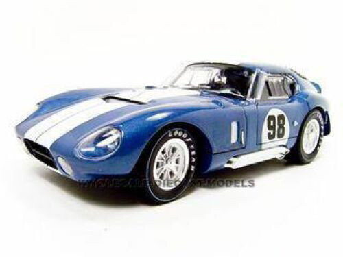 1965 SHELBY COBRA DAYTONA COUPE #98 СИНИЙ 1/18 ЛИТОЙ ПОД ДАВЛЕНИЕМ SHELBY COLLECTIBLES SC130