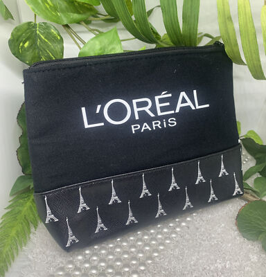 L OREAL Loreal Kosmetiktasche Beauty Case schwarz mit Reißverschluss *neu*