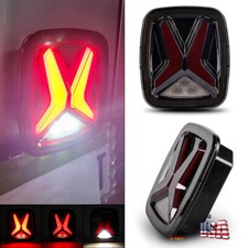 2025 Newest Smoke LED Tail Light Brake Light Turn Signal for Jeep Wrangler TJ YJ