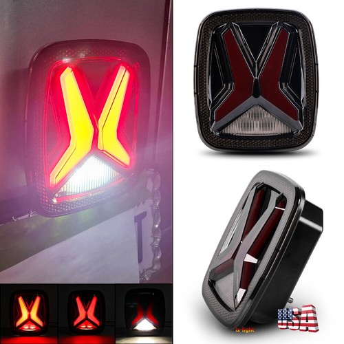 2023 Newest Smoke LED Tail Light Brake Light Turn Signal for Jeep