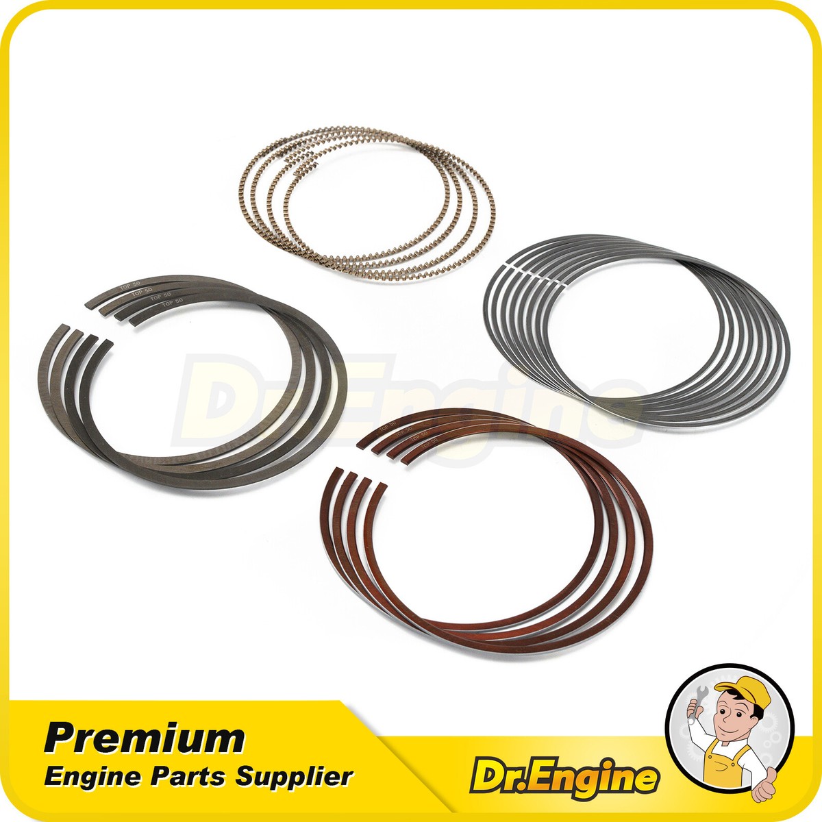 020 Piston Rings Fit 02-11 Honda Accord CR-V Element 2.4L DOHC