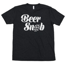 Camiseta CERVEZA SNOB Cerveza Artesanal India Pale Ale Belgian Tripel Stout Triple IPA Tee