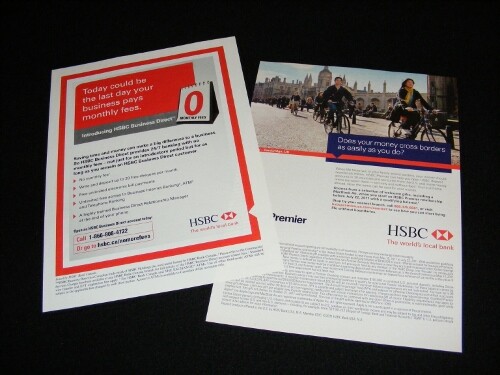 HSBC magazine clippings from 2010 & 2011 print ads for Bank - Picture 1 of 1