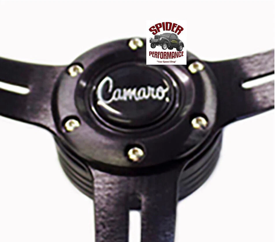 1969-1989 Camaro leather steering wheel 13 3/4" DRIFTER — 第 3/4 张图片