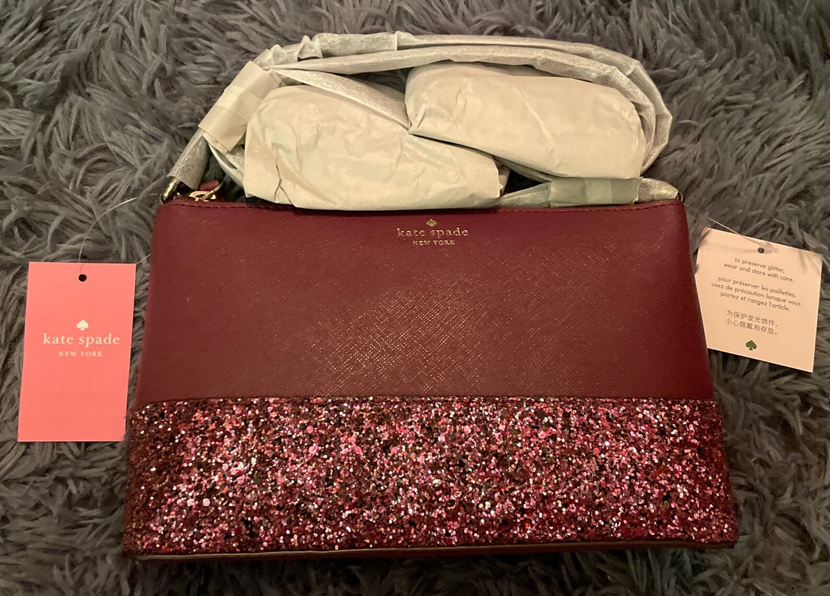 Kate Spade Greta Court Glitter Ramey Crossbody Bag