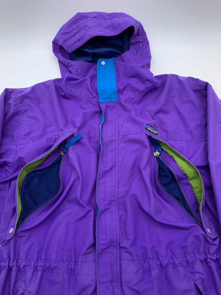 VTG 90s Patagonia Purple Ski Storm Rain Jacket Mesh Lined VTG 90s Patagonia Purple Ski Storm Rain Jacket Mesh Lined