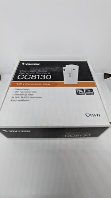 VIVOTEK CC8130 Compact Cube Network Camera In Box