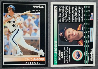 CRAIG BIGGIO CARDS You Pick Donruss Pinnacle Astros 1989 rookie to 2021