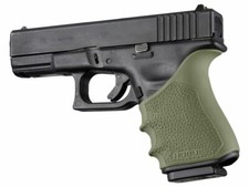 Hogue HandAll Beavertail Grip Sleeve Glock 19, 23, 32, 38 Gen 3-4 OD Green 17041