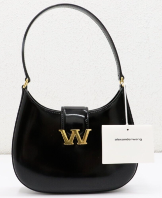 Alexander Wang Legacy Small Black Patent Leather Hobo Bag | eBay