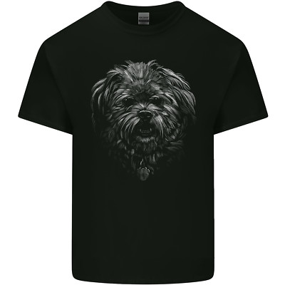 Lovetshirts Realistischer Shih Tzu Hund Herren Baumwoll Maglietta