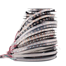 WS2812B 5050 RGB LED Strip 30/60/144LEDs/M Individual Addressable IC DC5V