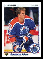 Chris Joseph #323a 1990-91 Upper Deck Edmonton Oilers