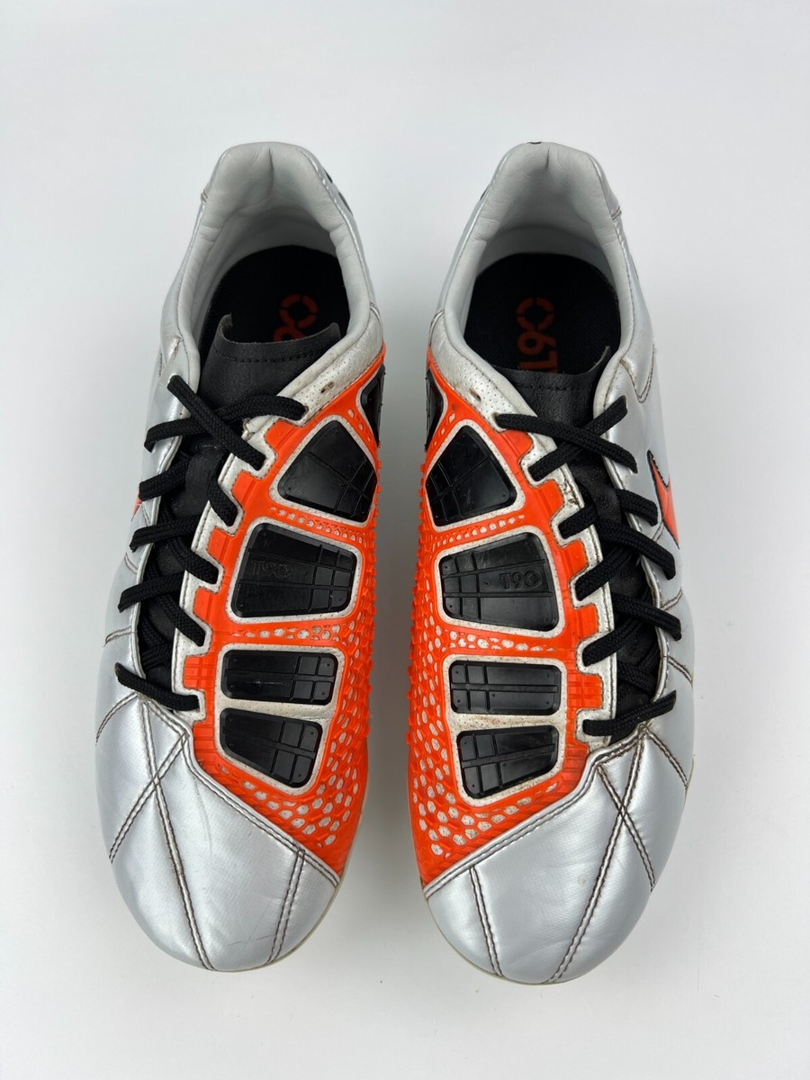 Nike Total 90 Strike III SG - Platinum/Orange/Black Cleats
