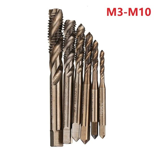 M3 M10 HSS Co M35 Spiral Flutes Taps Metric Screw Tap for High Heat