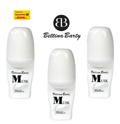 Bettina Barty Musk Roll-On Deodorant 3 x 50 ml