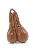 4" BULL NUT'S (BROWN) - BIG RIG DANGLER BALLS TRUCK NUTZ