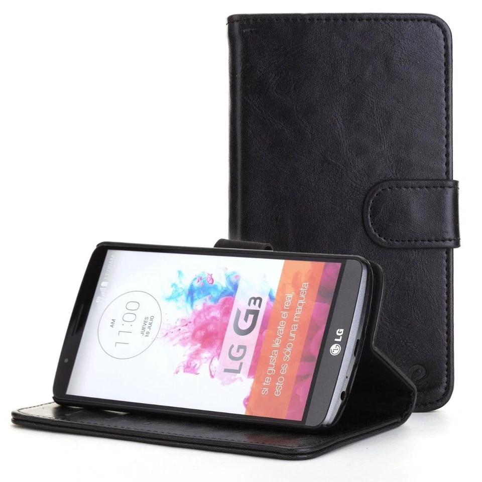 FUNDA DE GEL NEGRA CON SOPORTE DE RANURA PARA TARJETAS LG PARA TELÉFONOS REINO UNIDO CORREO RÁPIDO GRATUITO Foto 2 de 4