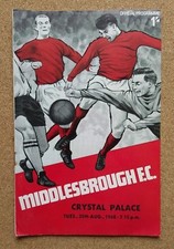 Programme Middlesbrough Football Ayresome Park Programmes 1965-1978 Various Game