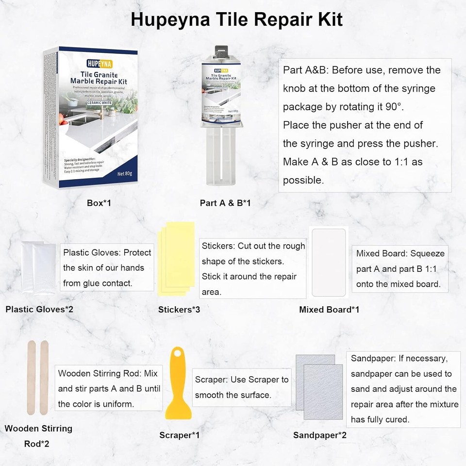 Bathtub Repair KitPorcelain Repair KitAcrylic Tub Repair Kit for