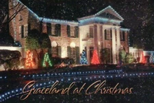 Graceland at Christmas, Home of Elvis Presley, Memphis Tennessee TN --- Postcard