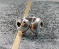 Sterling Ring Marked 925 2 Dolphins Ring Size 6.50