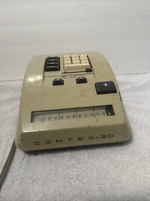 Vintage 1965 Bohn Duplicator BDC Contex 30 Mechanical Calculator Rare