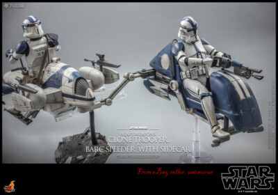 Hot Toys 1/6 Tms077 Heavy Weapons Clone Trooper And Barc