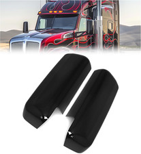Door Mirror Cover Compatible with Peterbilt 579 Driver and Passenger Side Black