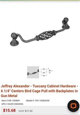 Jeffrey Alexander Zurich Birdcage Bail Drop D...
