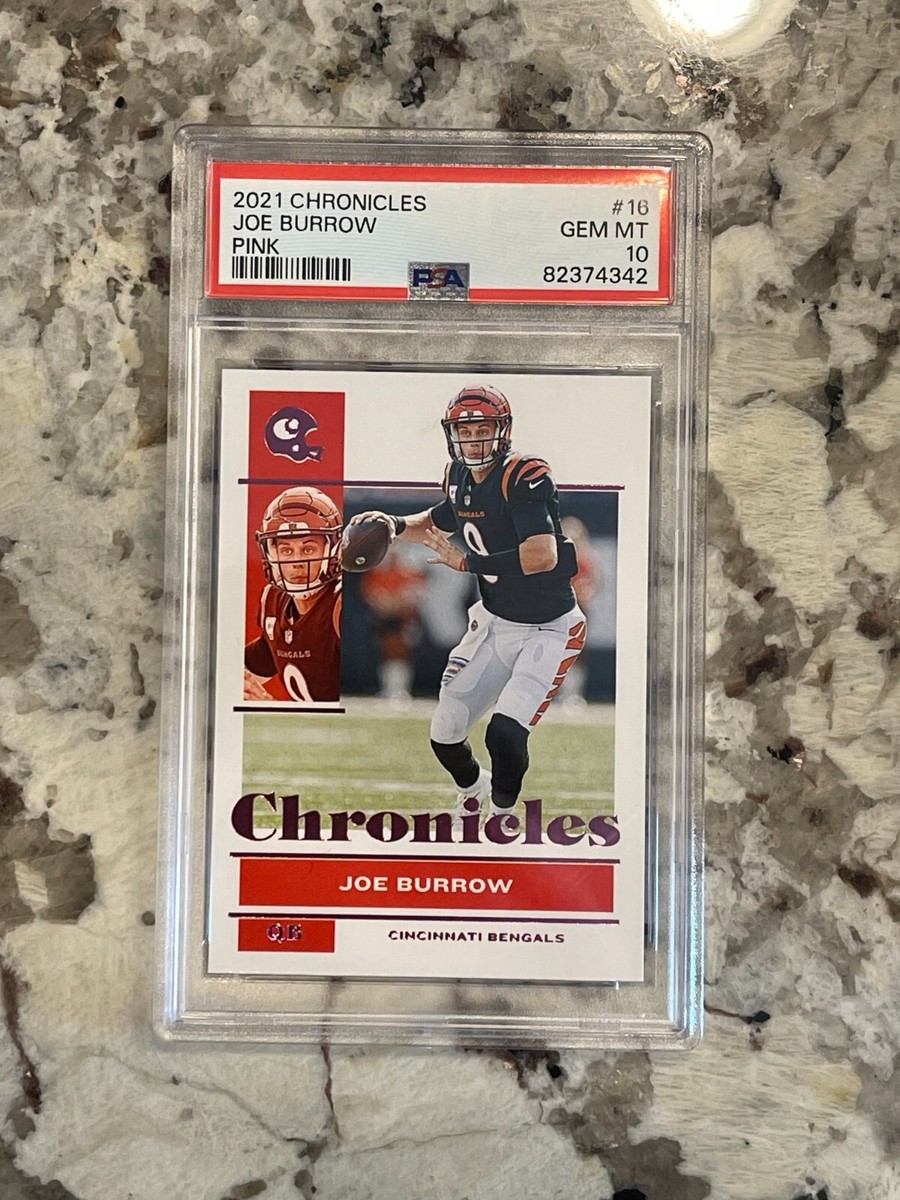 2021 Chronicles Joe Burrow Pink PSA 10 *342 | eBay