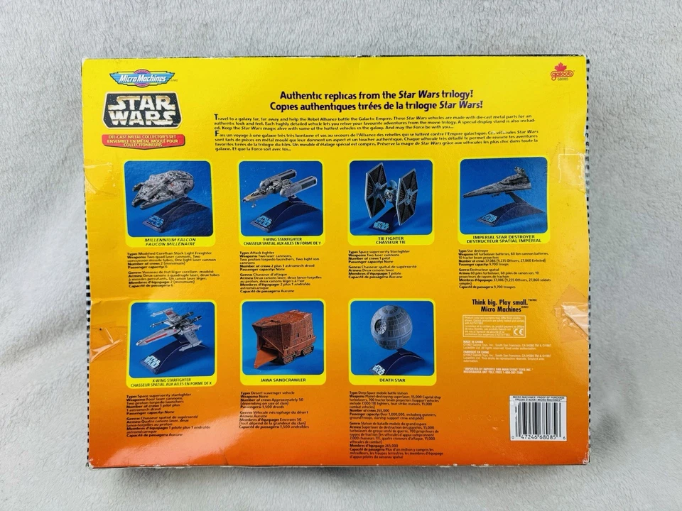 Galoob 1997 Star Wars Micro Máquinas Die-Cast Metal Coleccionistas Set NUEVO EN CAJA Foto 3 de 4