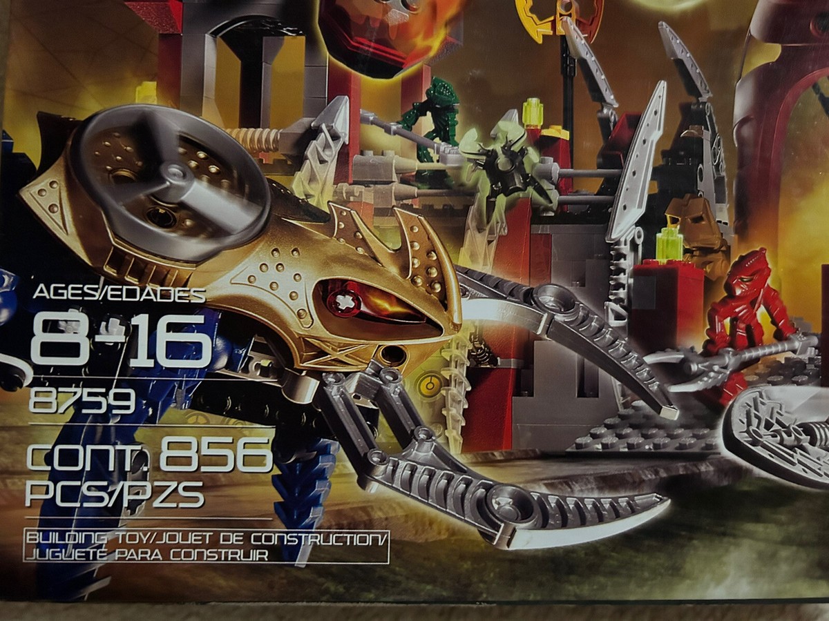 Lego Bionicle 8759 Battle of Metru Nui Pre Owned Complete Set With