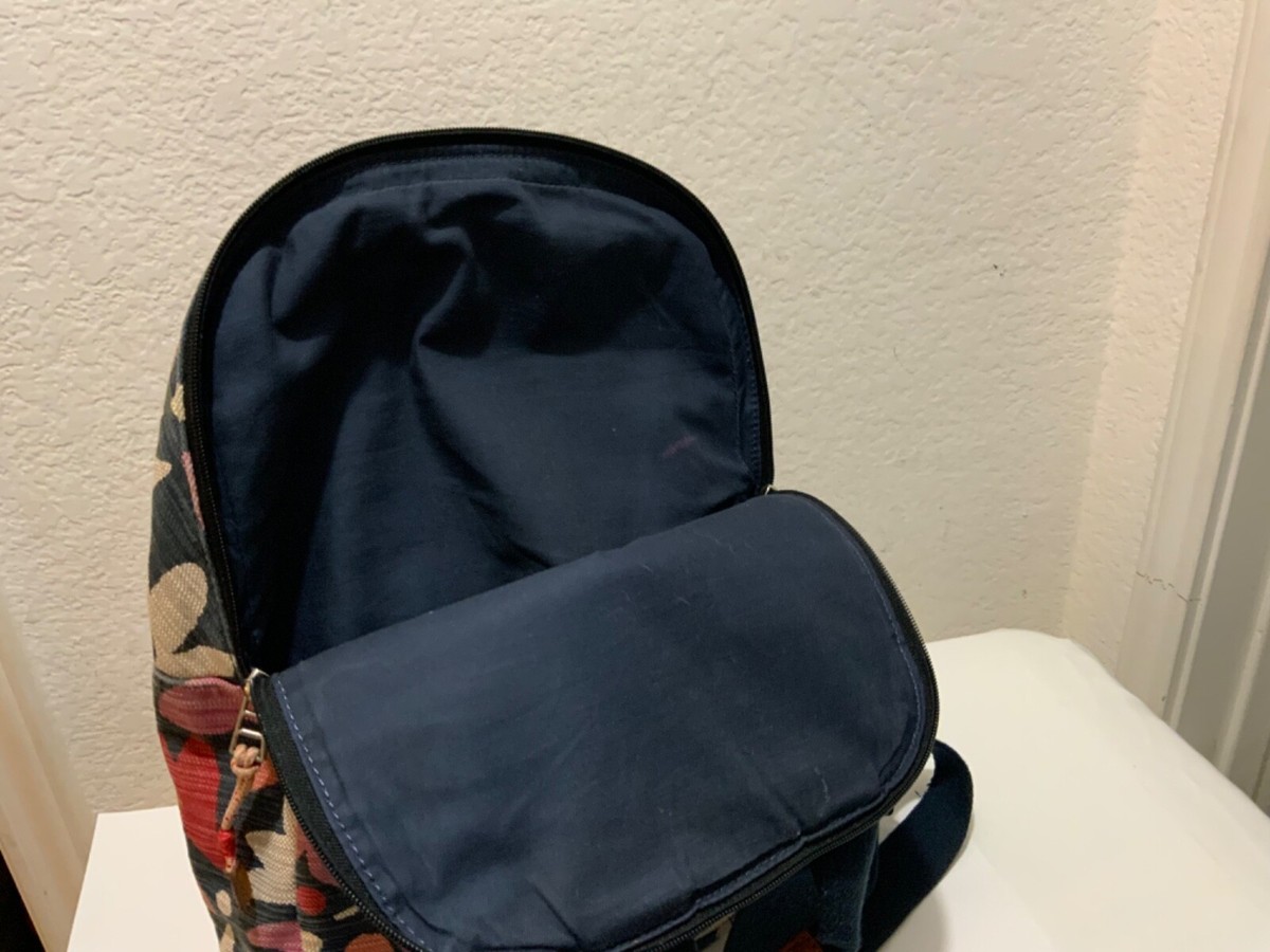 Fossil Blake Abstract Floral backpack multicolor Vivid Floral Art Pattern All Over Print Laptop Backpack  main image 3