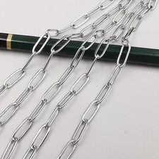 2 meters S.Steel Polished Long Link Chains For Jewelry Making DIY Supplies Chain