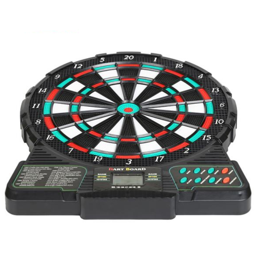 Electronic Dart Board Set LED Scoring Display With 6 Soft Tip Darts eBay