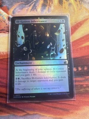 Ill-Gotten Inheritance (0077) - Ravnica Remastered - Common (Foil)