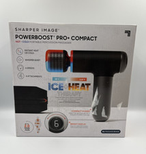 Brand New Sharper Image PowerBoost Pro Compact Hot  Cold Portable Massager